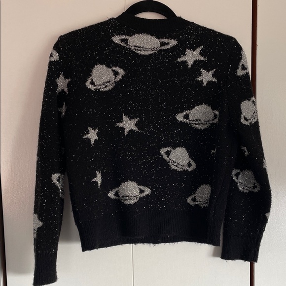 Zara Metallic thread Knit Cardigan - Picture 3 of 4